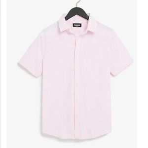 🏴CLOSING SALE🏴NWT Express Slim Wrinkle-Resistant Pink Shirt